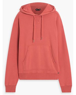 Tom Ford Cotton-Jersey Hoodie - Red