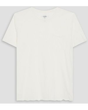 Rag & Bone Miles t-shirt aus baumwoll-jersey - Weiß