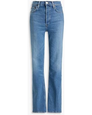 RE/DONE 70S High-Rise Bootcut Jeans - Blue
