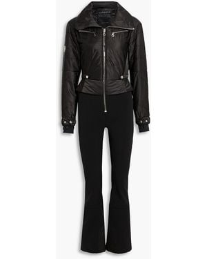 CORDOVA Savoy Stretch Gabardine-paneled Quilted Ski Suit - Black
