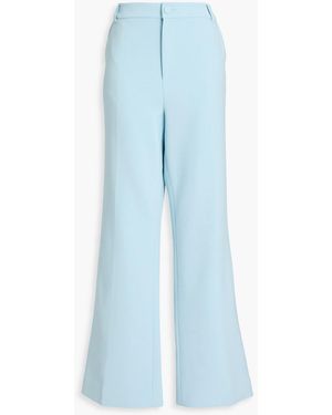 Huishan Zhang Crepe Flared Trousers - Blue