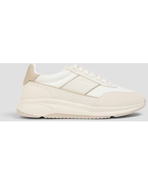 Axel Arigato Genesis Mesh And Suede Trainers - Natural