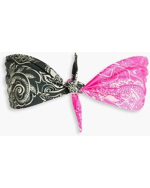 Mara Hoffman Bandeau-bikini-oberteil mit paisley-print - Pink