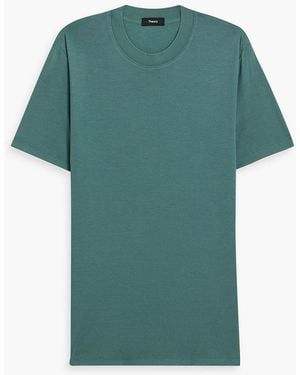 Theory Sarior Modal-Blend Jersey T-Shirt - Green