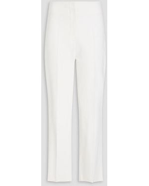 Nanushka Crepe De Chine Straight-leg Trousers - White