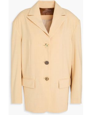 Rejina Pyo Enzo Woven Blazer - Natural