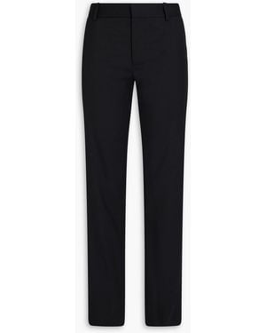 Nili Lotan Hose "evan" mit schmalem bein aus twill aus einer wollmischung - Schwarz