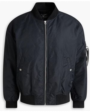 Rag & Bone Manston Shell Bomber Jacket - Blue