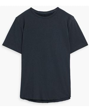 Rag & Bone Haydon Linen And Cotton-Blend Jersey T-Shirt - Blue