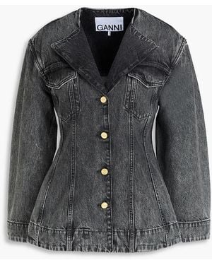 Ganni Denim Jacket - Black