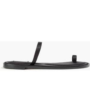 A.Emery Turi Satin Sandals - Black
