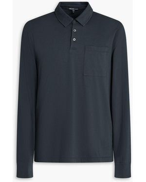 James Perse Cotton-terry Polo Shirt - Blue