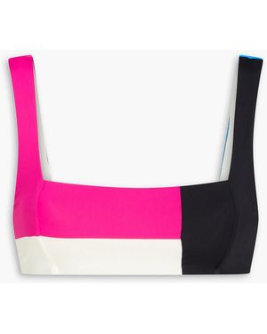 Mara Hoffman Meli bikini-oberteil in colour-block-optik - Pink