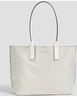 MICHAEL Michael Kors Jodie Logo-print Coated Canvas Tote - White