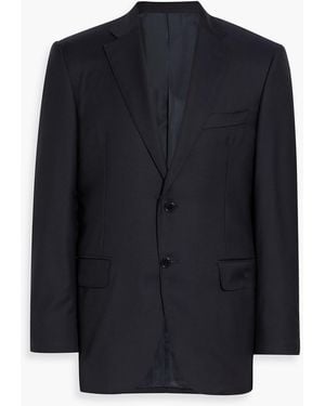 Canali Cupro-Twill Blazer - Blue