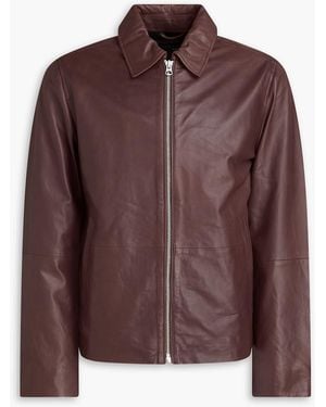 Rag & Bone Matias Leather Jacket - Brown