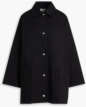 TOTEME Cotton-twill Shirt Jacket - Black