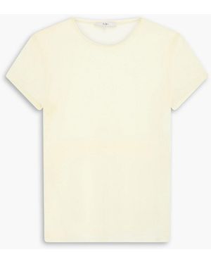 Tibi Pleated Jersey T-shirt - White