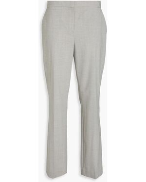 Theory Wool-blend Slim-leg Trousers - Grey