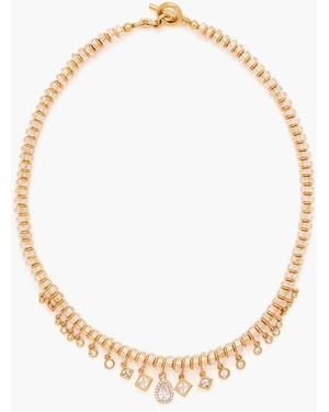 Zimmermann Gold-tone Crystal Necklace - White