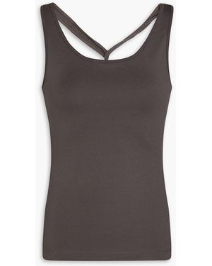BITE STUDIOS Tendu Stretch-cotton Jersey Tank - Brown
