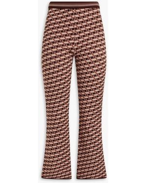 パンツ Diane Von Furstenberg Geometric Jacquard Knit Flared-Leg Diane Von Furstenberg Geometric Jacquard Knit -Leg Pants