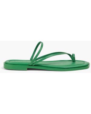 A.Emery Turner Pebbled-Leather Sandals - Green