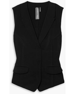 Norma Kamali Stretch-jersey Vest - Black