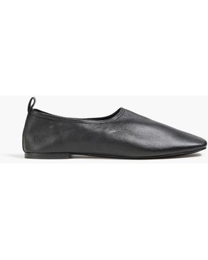 A.Emery Pia Leather Ballet Flats - Black