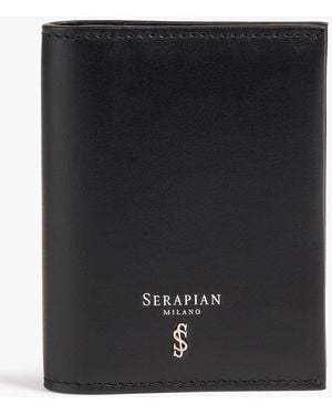 Serapian Leather Cardholder - Black