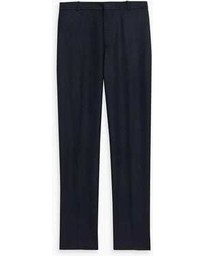 McQueen Slim-Fit Wool And Mohair-Blend Pants - Blue