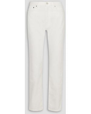 Loulou de Saison Wular High-rise Straight-leg Jeans - White
