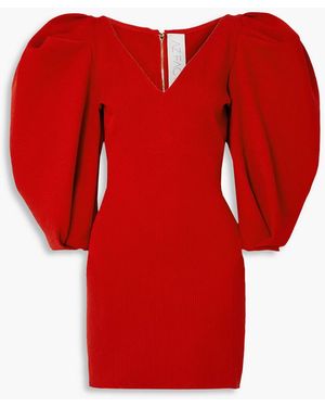 AZ FACTORY Mybody Ribbed-knit Mini Dress - Red