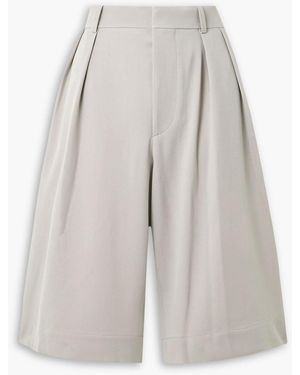 Wardrobe NYC Wool-twill Shorts - Grey