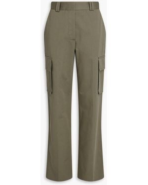 Anine Bing Dayton Cotton-Twill Cargo Trousers - Green