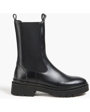 Claudie Pierlot Chelsea boots aus leder - Schwarz