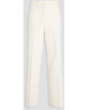 Maje Crepe Bootcut Pants - White