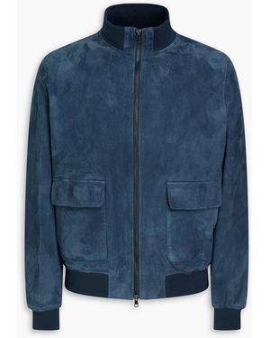 Slowear Suede Jacket - Blue