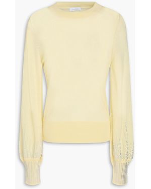 Rabanne Studded Wool Sweater - Yellow