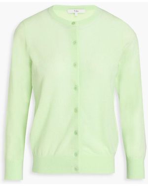 Tibi Wool-blend Cardigan - Green