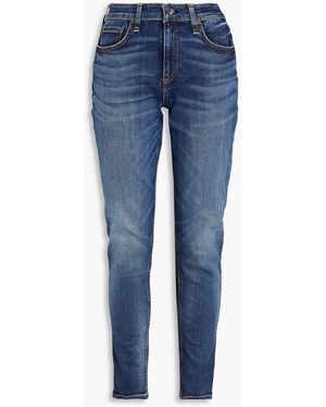 Rag & Bone Cate halbhohe cropped skinny jeans - Blau