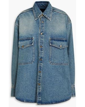 Petar Petrov Get Up Denim Shirt Jacket - Blue