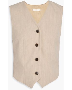 By Malene Birger Crepe Vest - Natural