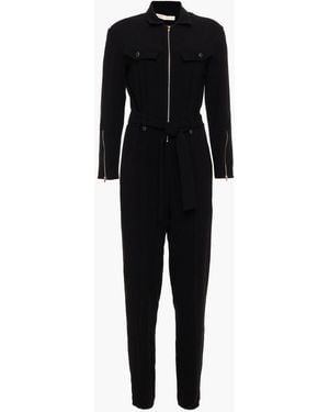 Maje Crepe Jumpsuit - Black