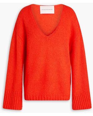 By Malene Birger Strickpullover "cimone" - Rot