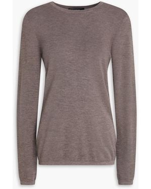 A.Emery Charlie Merino Wool Jumper - Brown