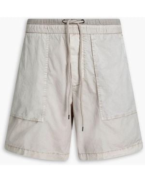James Perse Shorts aus baumwoll-twill mit tunnelzug - Weiß