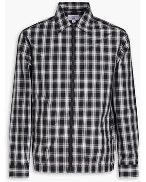 dunhill Checked Cotton-poplin Shirt - Black