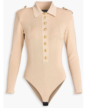 Tom Ford Ribbed Jersey Bodysuit - White