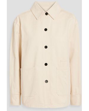 Another Tomorrow Cotton-Canvas Jacket - Natural